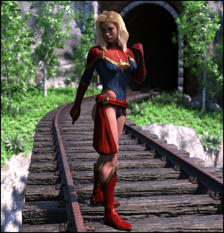 Captain Marvel...End of the Tracks